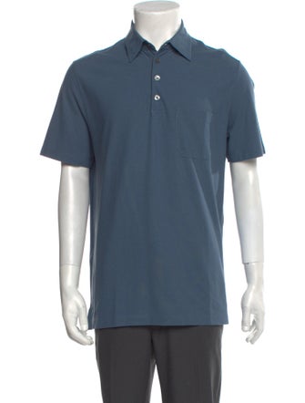 Hermès Collar Short Sleeve Polo Shirt