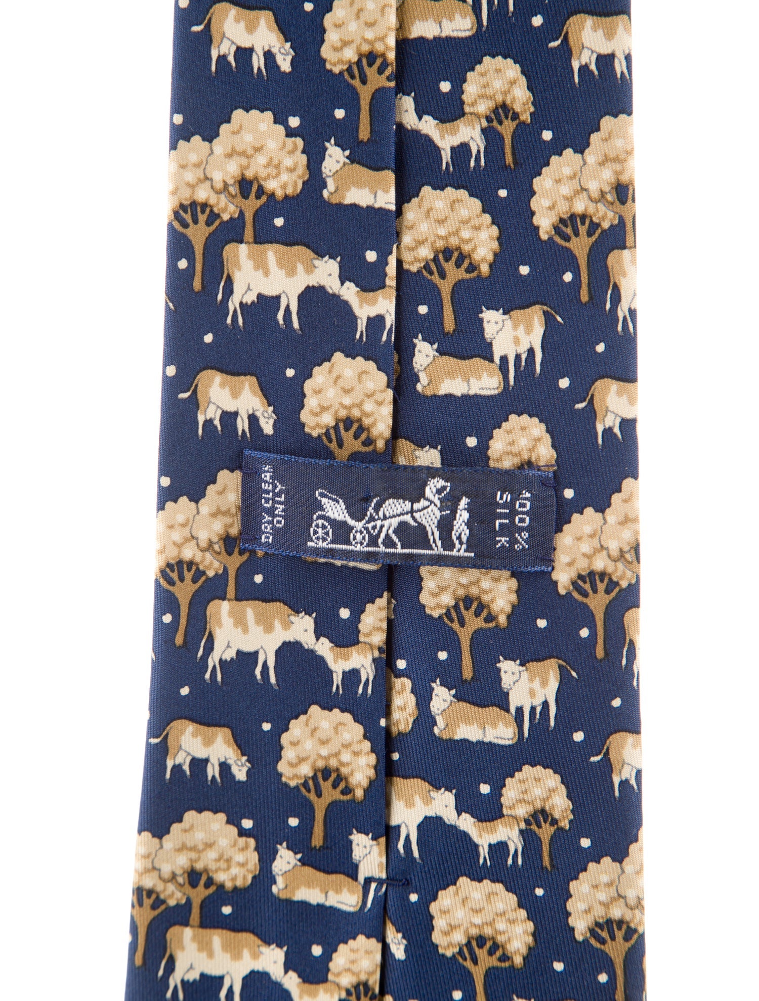 Hermès Silk Pattern Tie