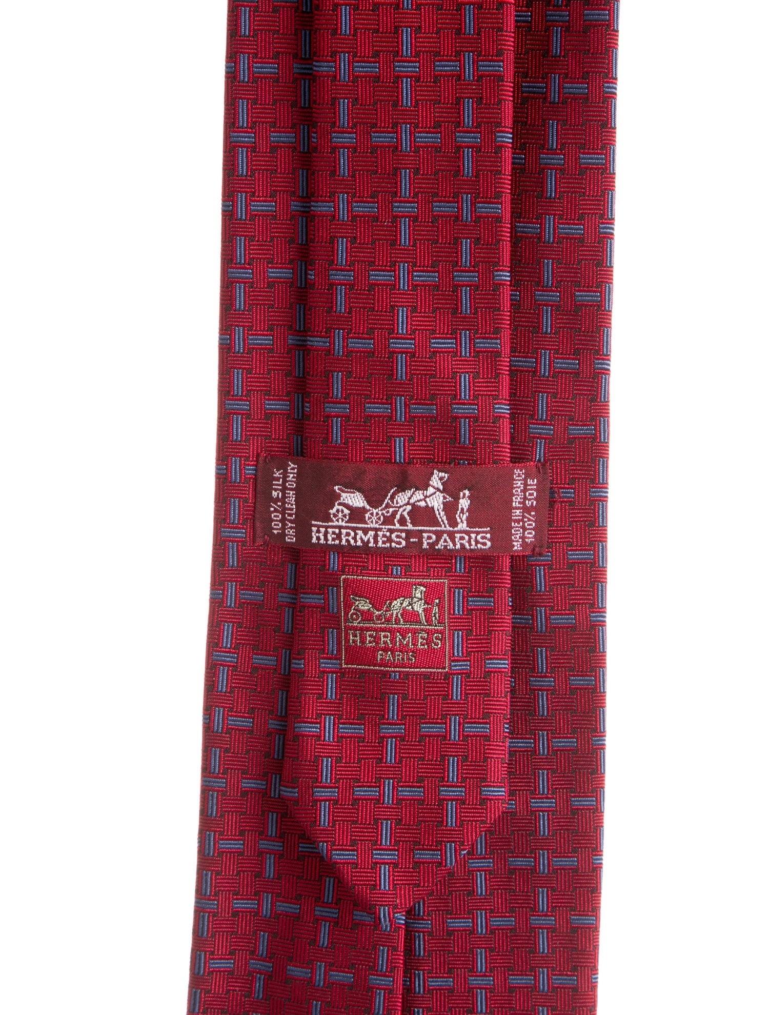 Hermès Silk Pattern Tie