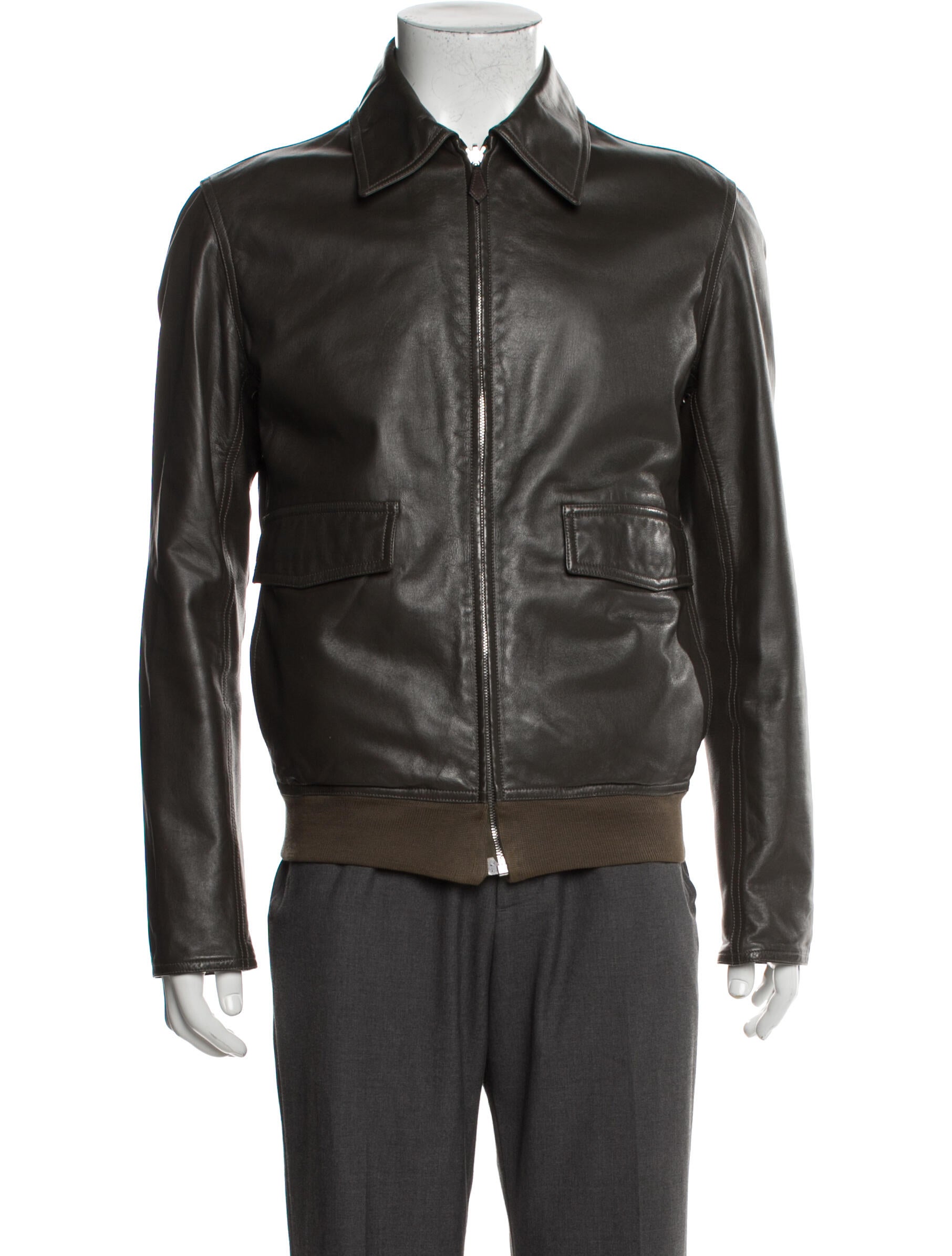 Hermès Lamb Leather Moto Jacket