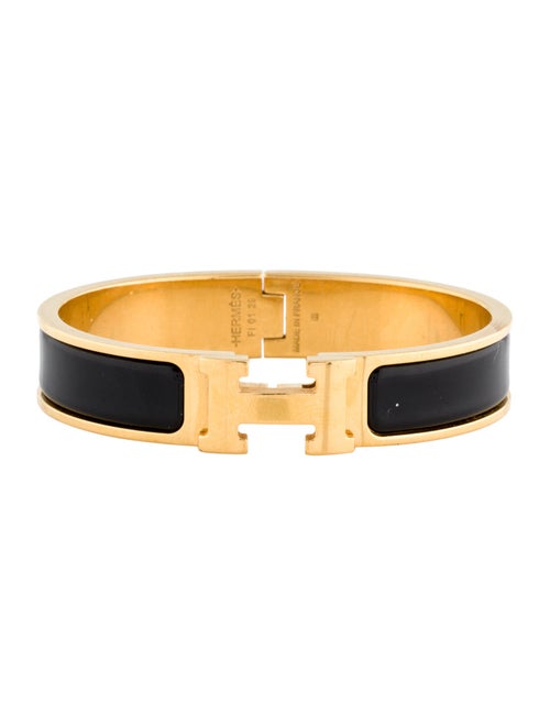 Hermès ClIc H Enamel Cuff Bracelet