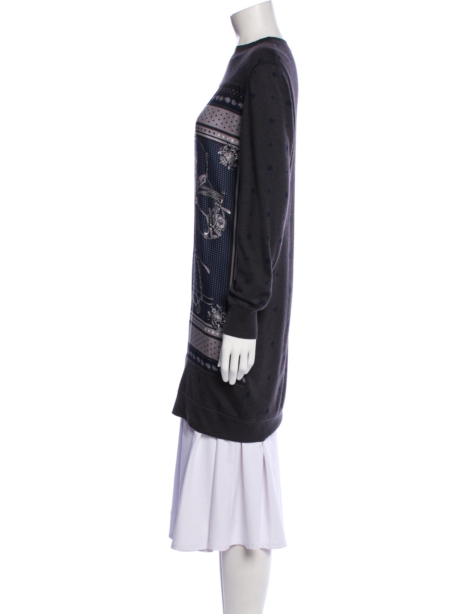 Hermès Silk Mini Dress