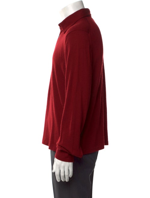 Hermès Cashmere Collar Polo Shirt