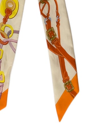 Hermès Brides de Gala Silk Twilly Scarf