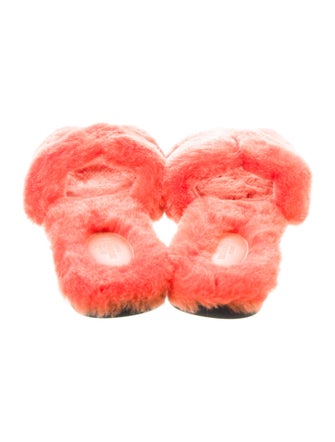 Hermès Oran Faux Fur Slides
