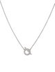Hermès 18K Diamond Finesse Pendant Necklace