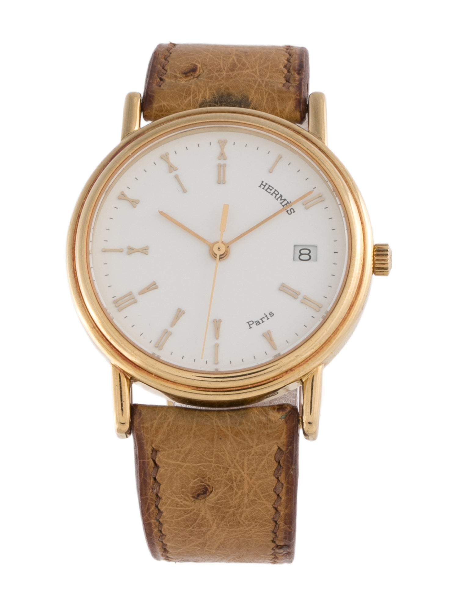 Hermès Roman Numeral Round Watch