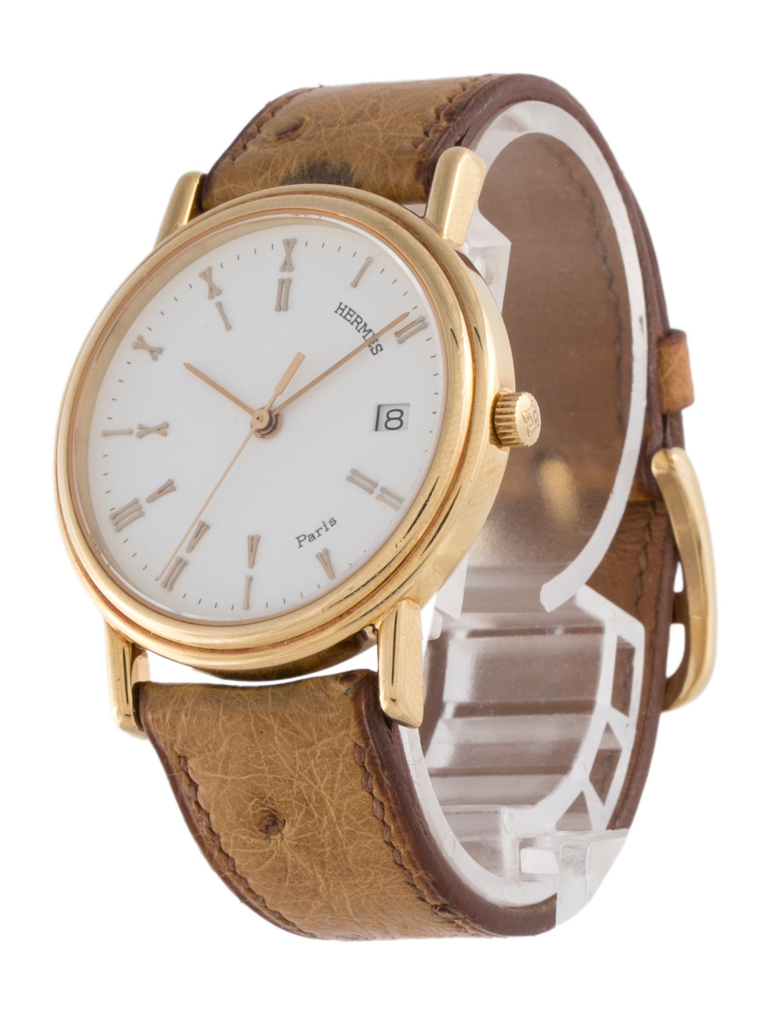 Hermès Roman Numeral Round Watch