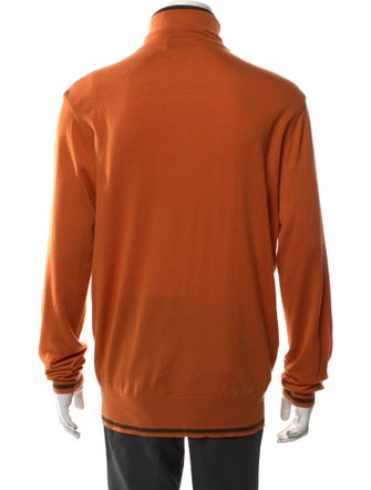 Hermès Cashmere Turtleneck Polo Sweater