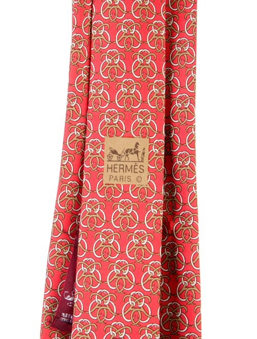 Hermès Silk Pattern Tie