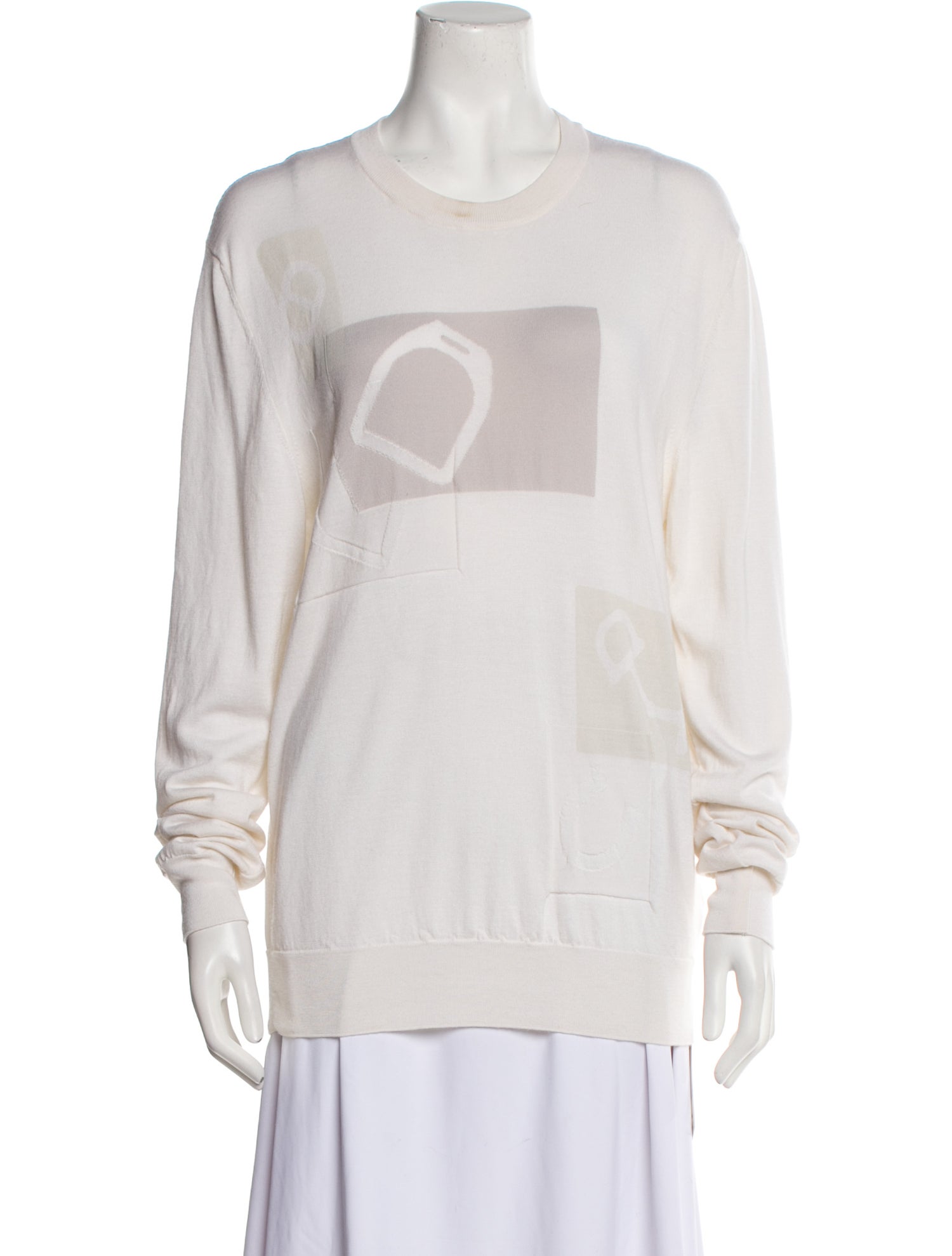 Hermès Cashmere Graphic Print Sweater