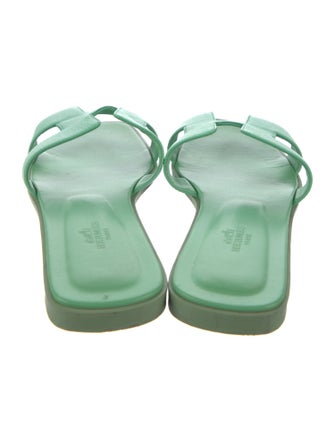Hermès Oran Leather Slides