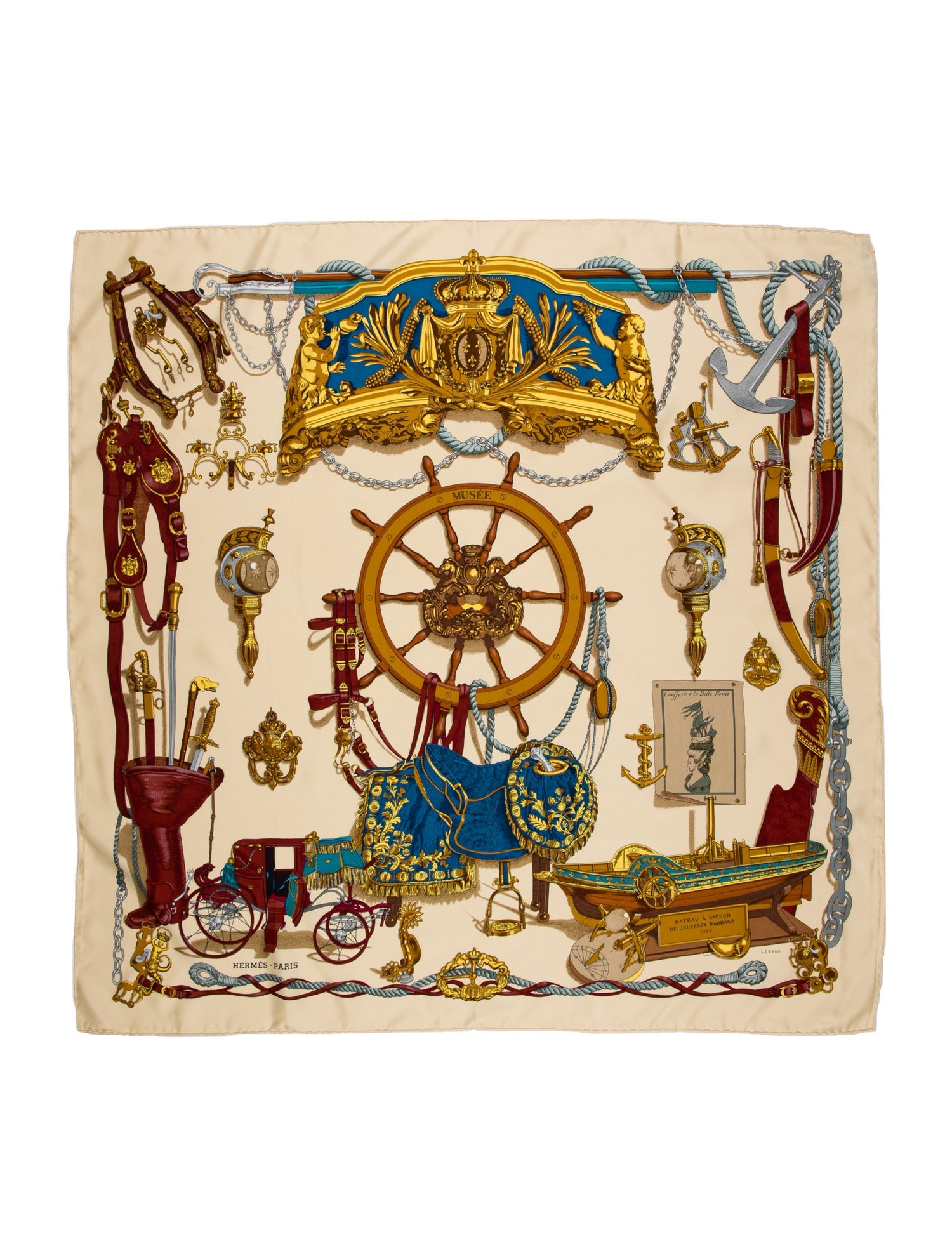 Hermès Musée Silk Scarf