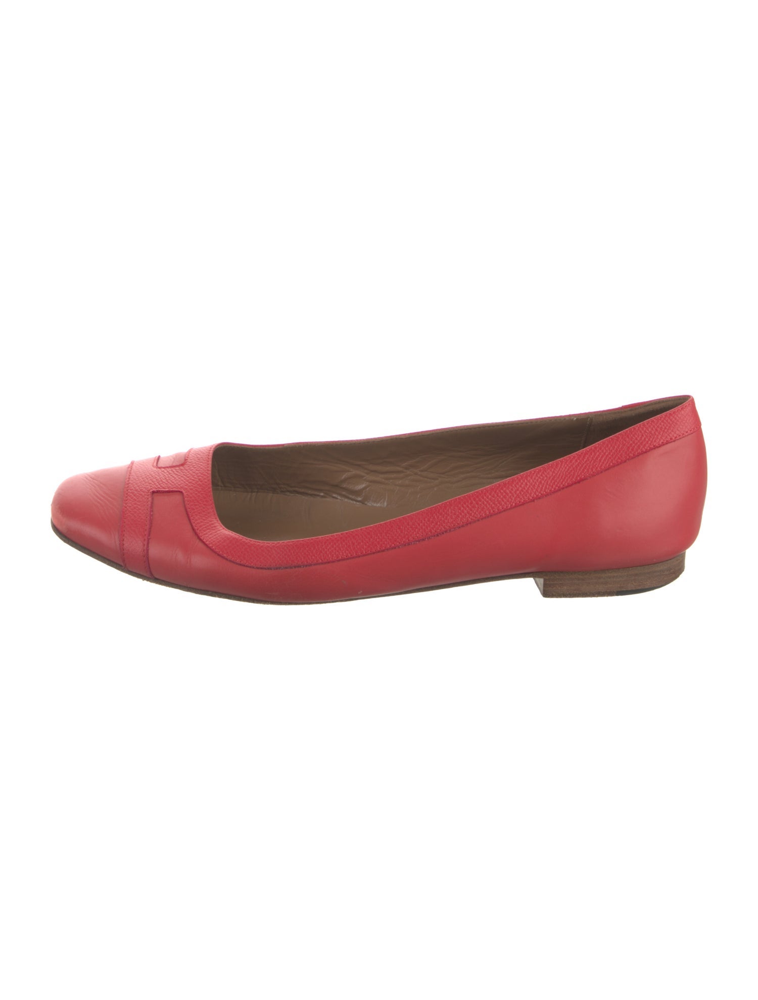 Hermès Nice Leather Ballet Flats