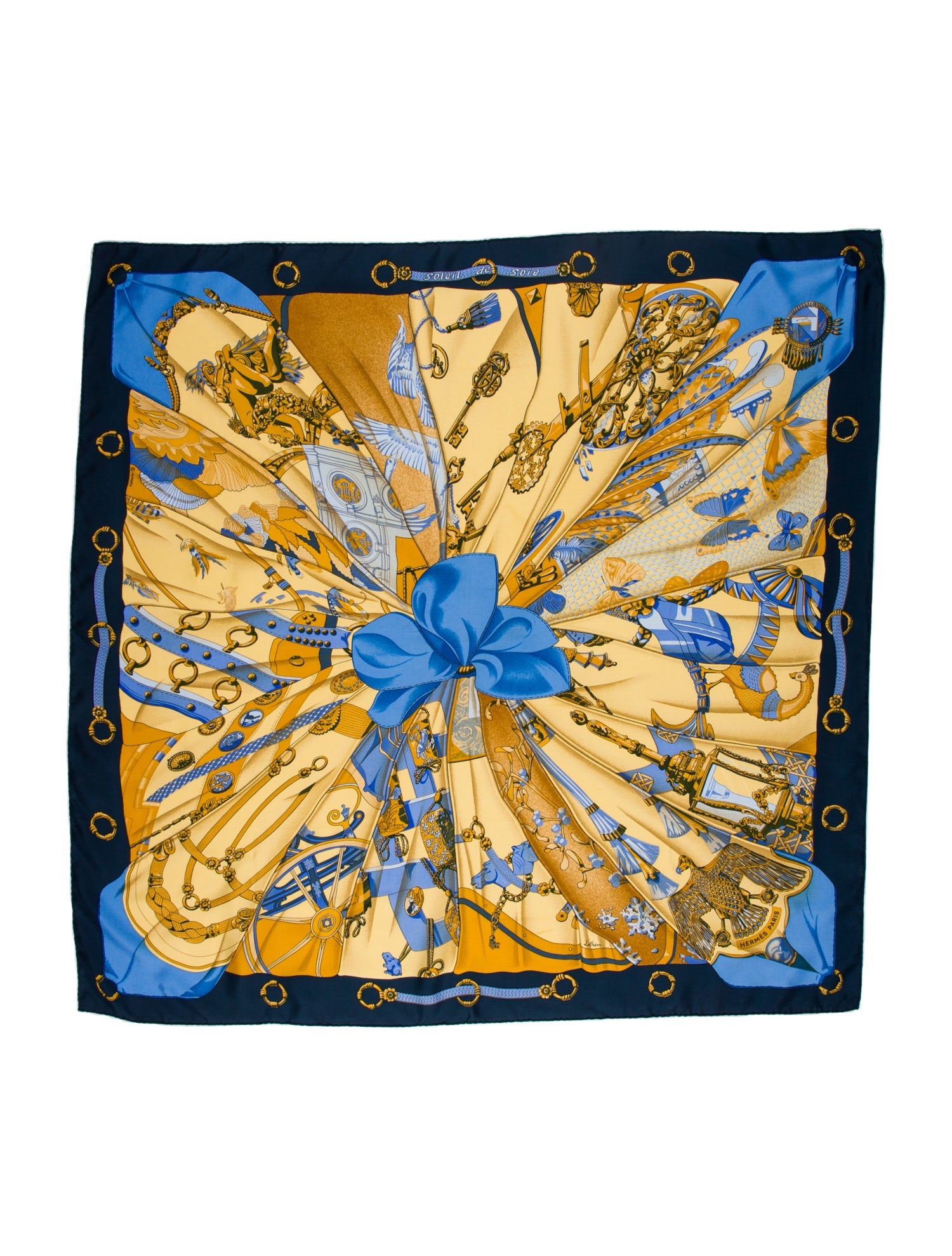 Hermès Soleil de Soie Silk Scarf