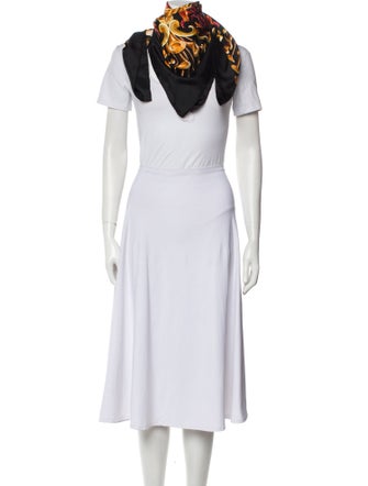 Hermès Orgauphone Et Autres Mécaniques Jacquard Silk Scarf