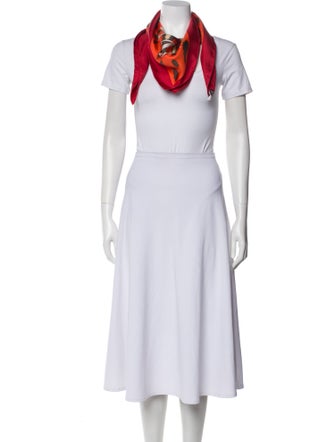 Hermès Monsieur et Madame Silk Scarf