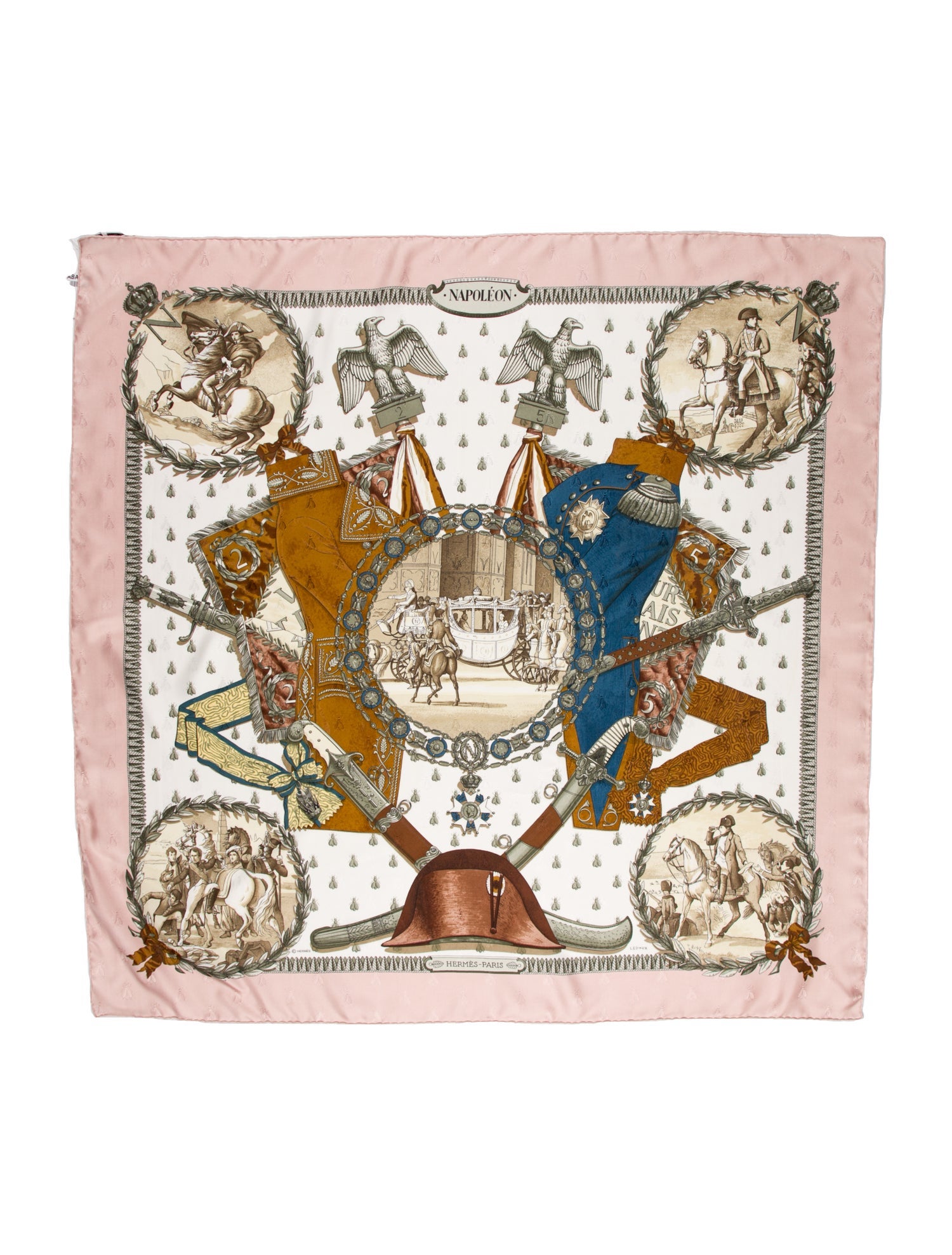Hermès Napoléon Silk Scarf