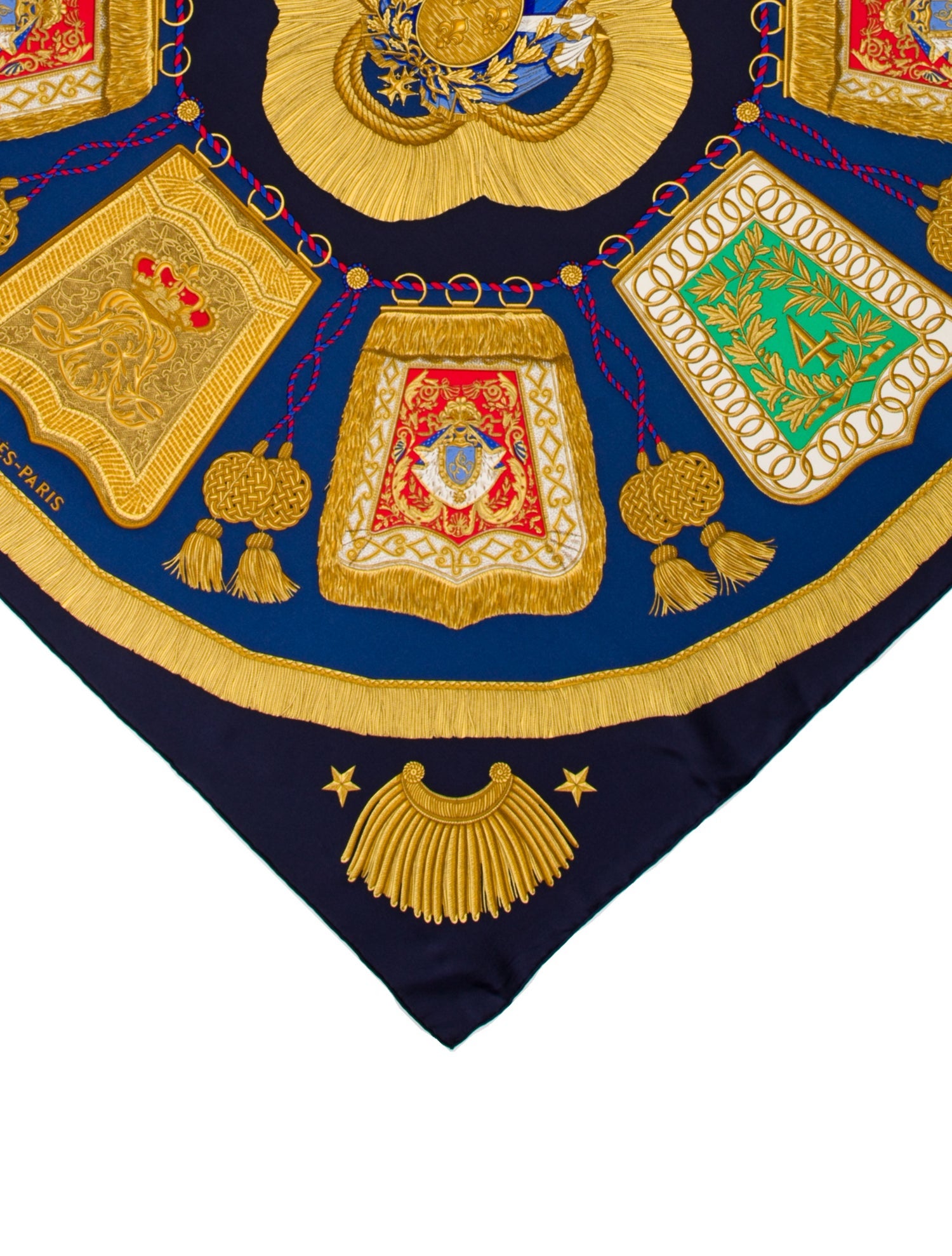 Hermès Poste et Cavalerie Silk Scarf
