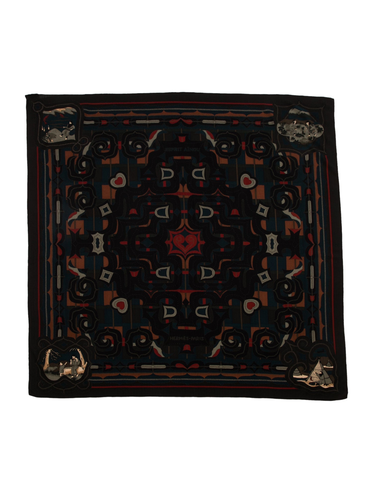 Hermès Esprit Aïnou Cashmere Shawl