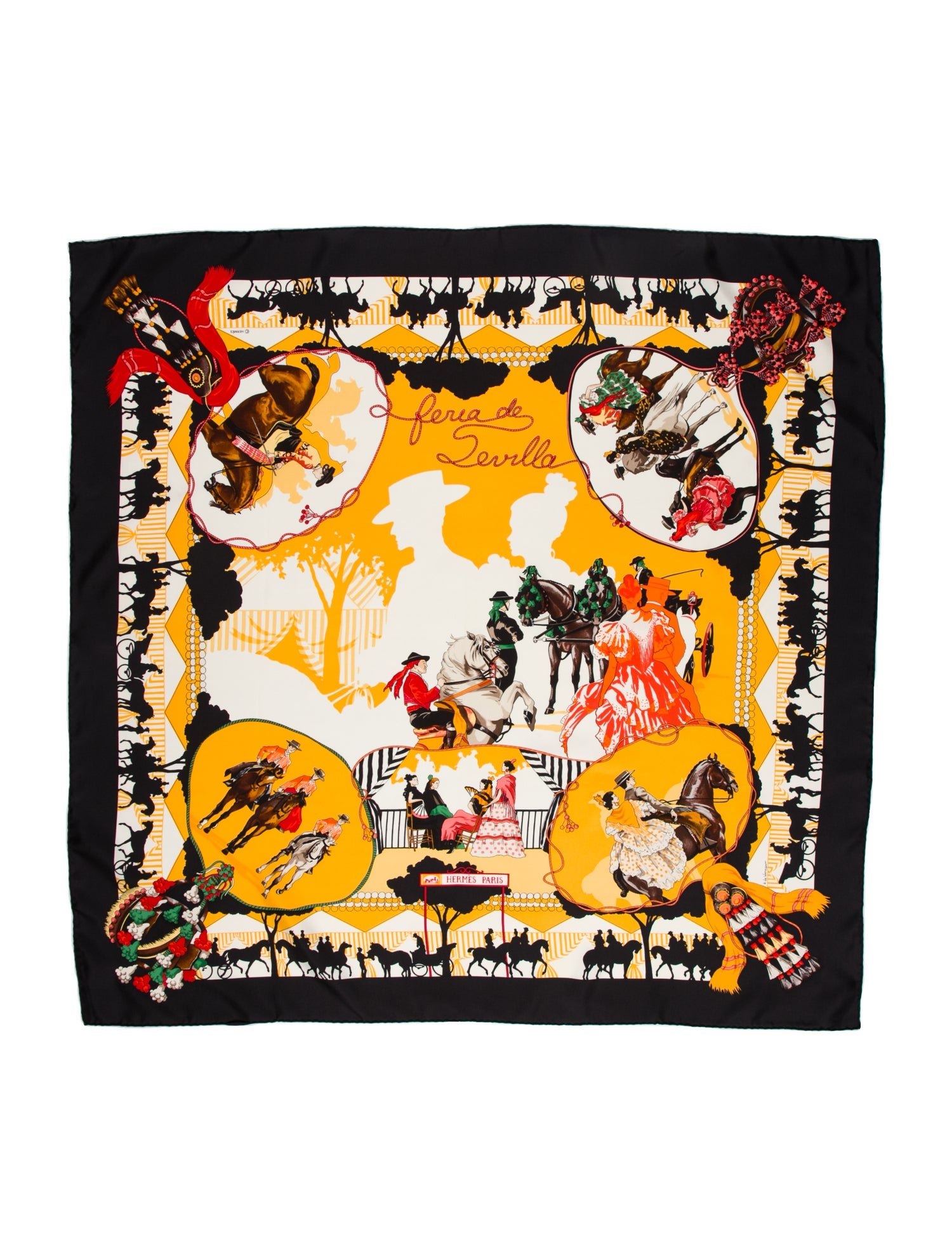 Hermès Feria de Sevilla Silk Scarf
