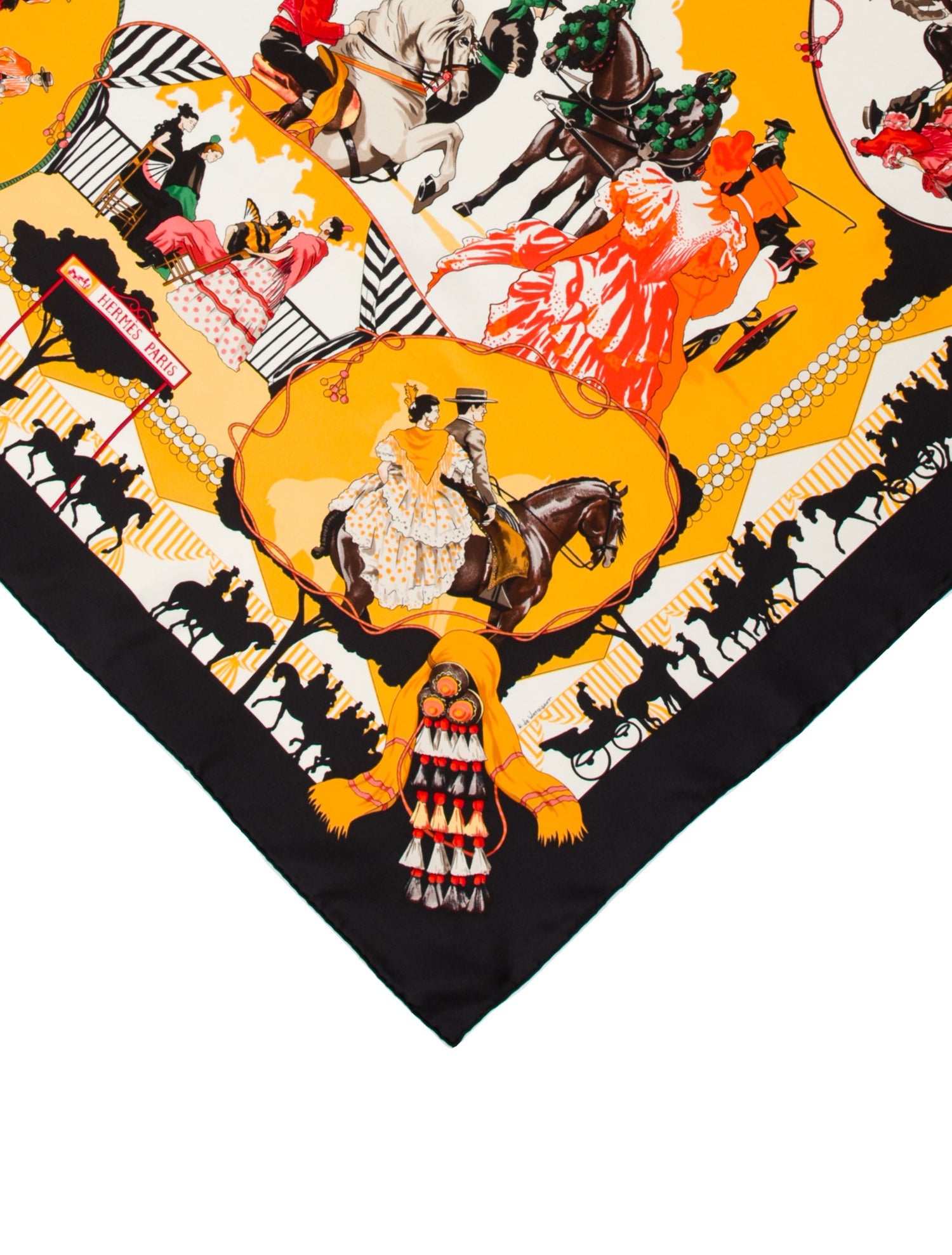 Hermès Feria de Sevilla Silk Scarf