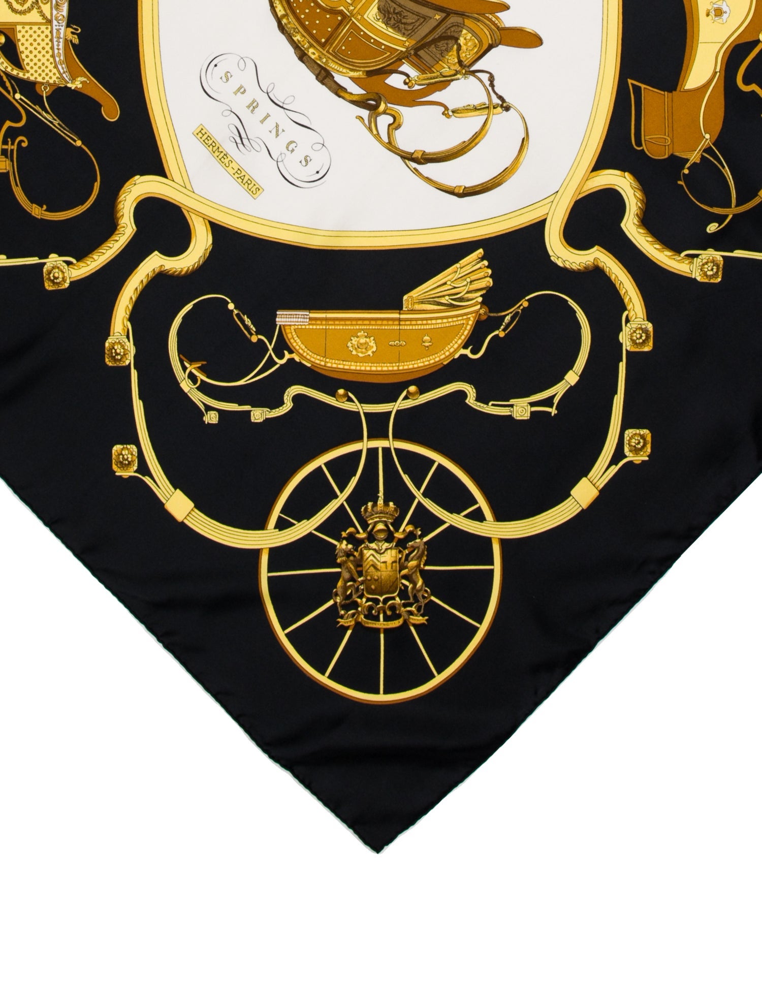 Hermès Springs Silk Scarf