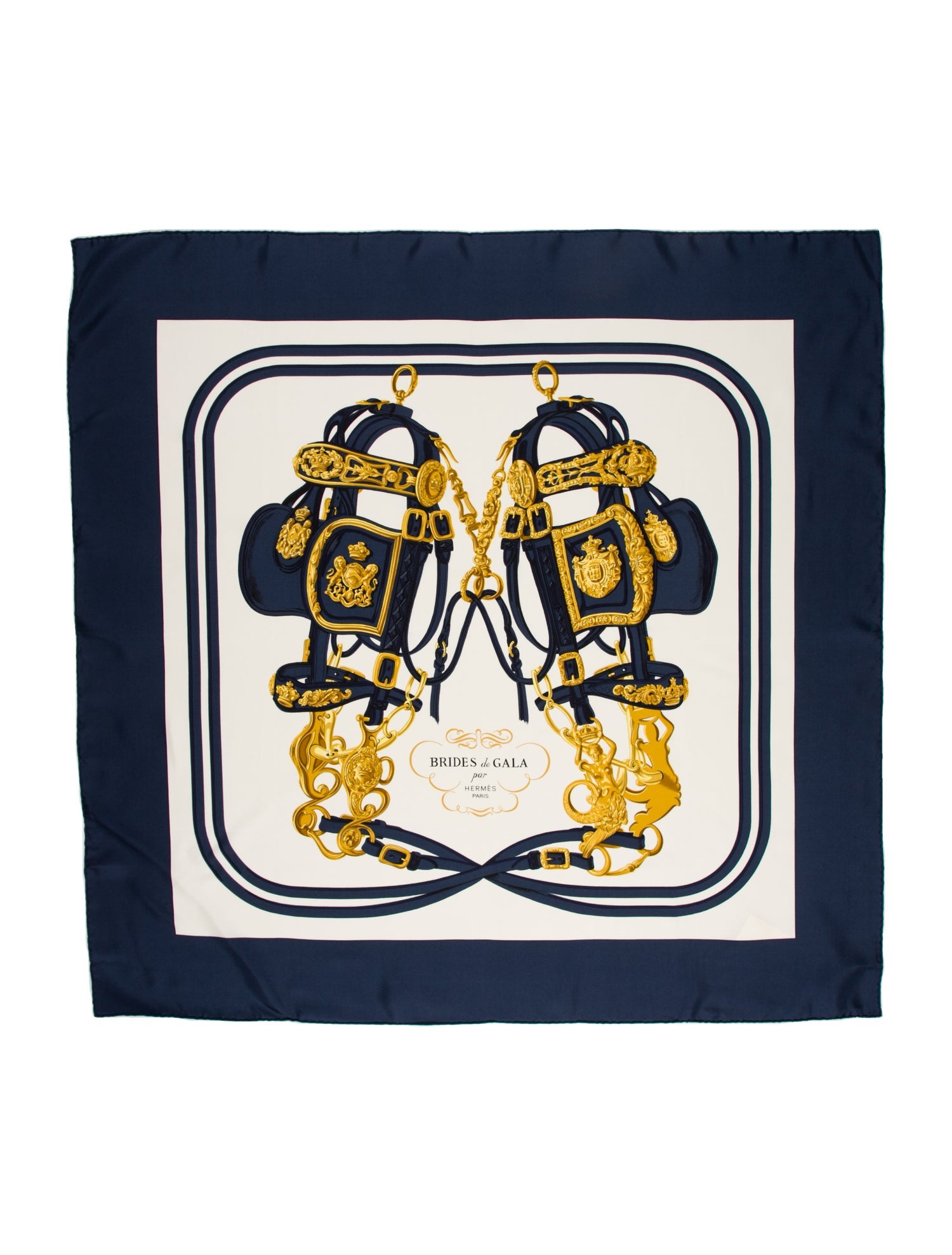 Hermès Brides de Gala Silk Scarf