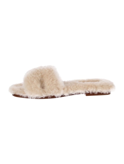 Hermès Tipoli Shearling Slides