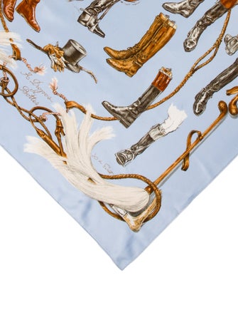 Hermès A Propos Des Bottes Silk Scarf