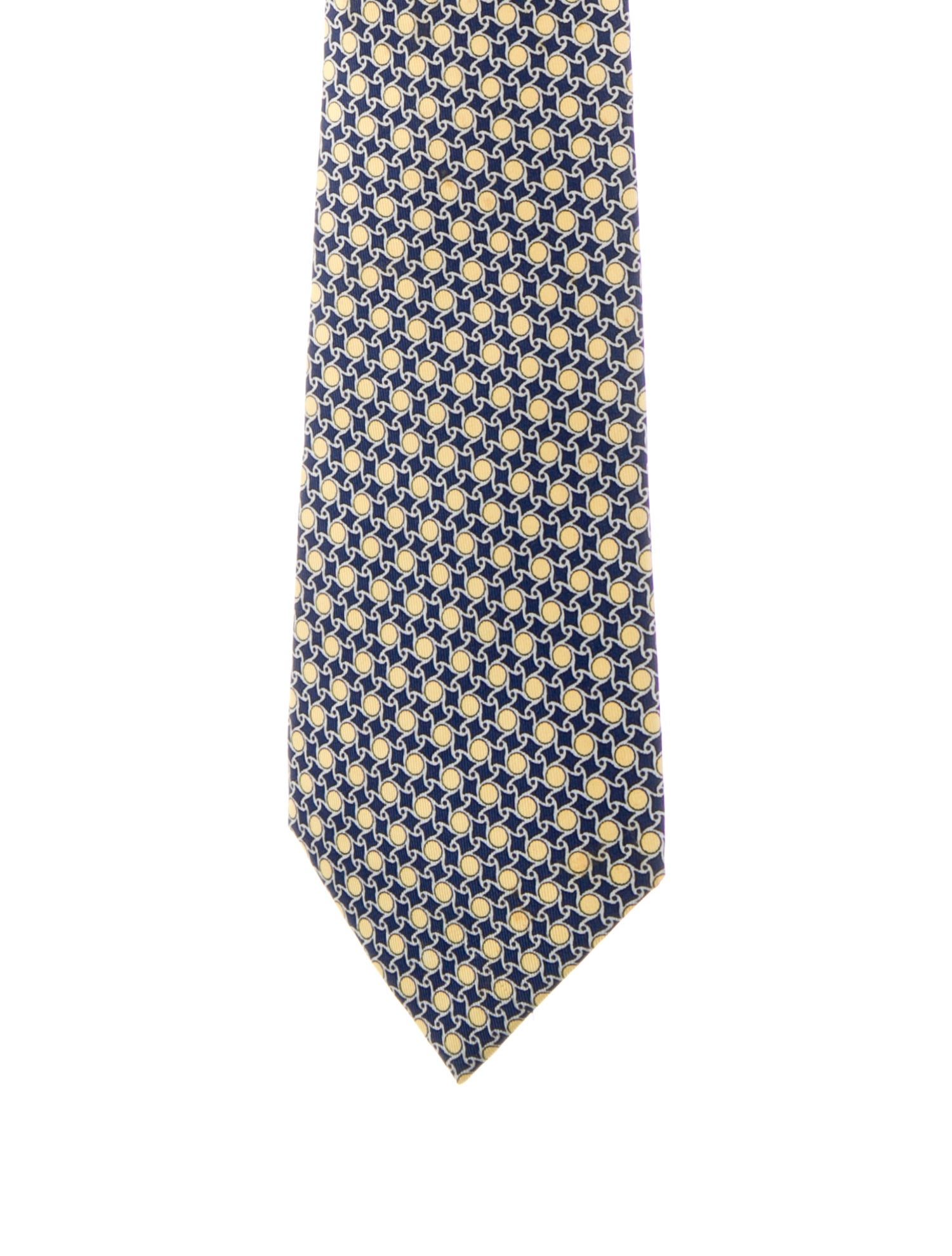 Hermès Circle Patterned Tie