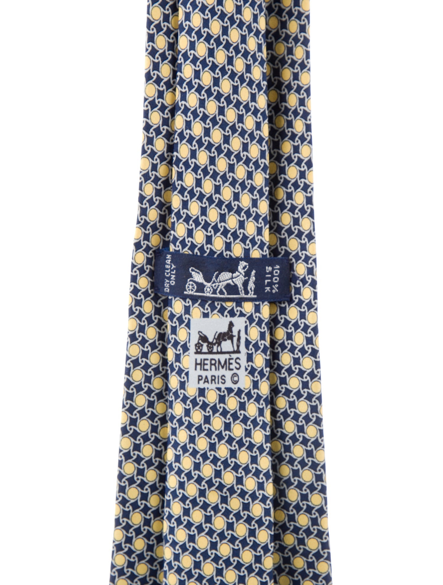 Hermès Circle Patterned Tie