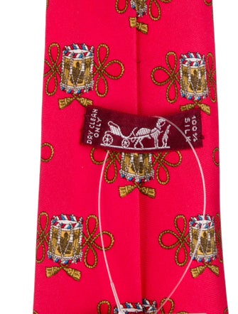 Hermès Silk Patterned Tie