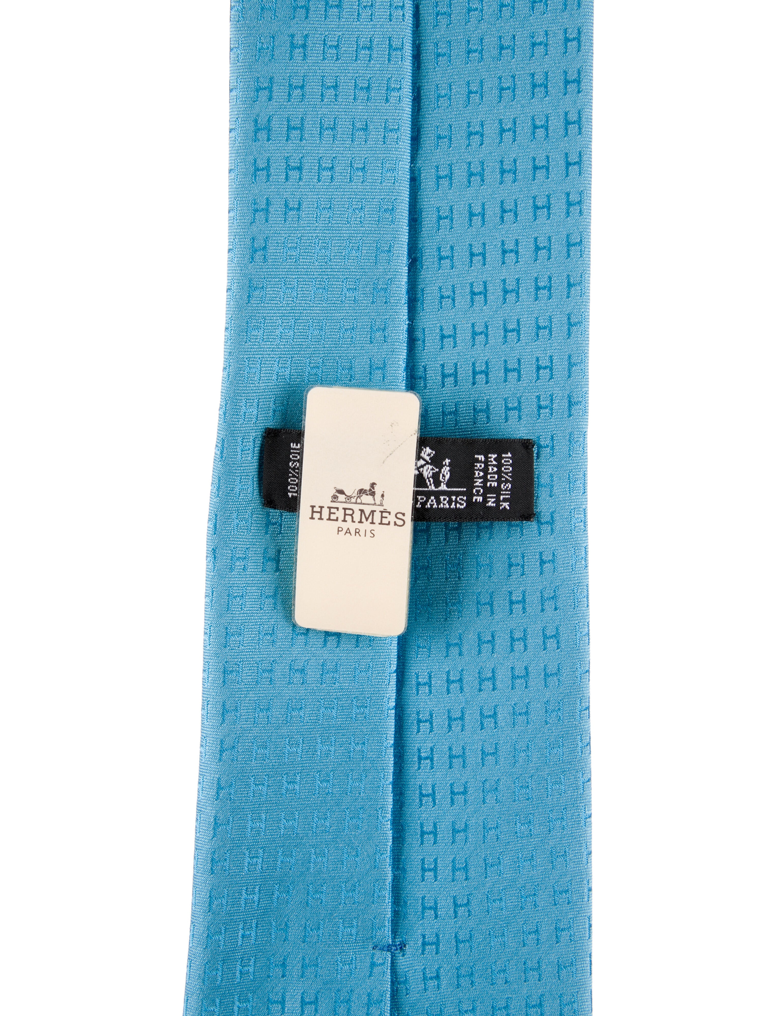 Hermès Hermès Patterned Silk Tie