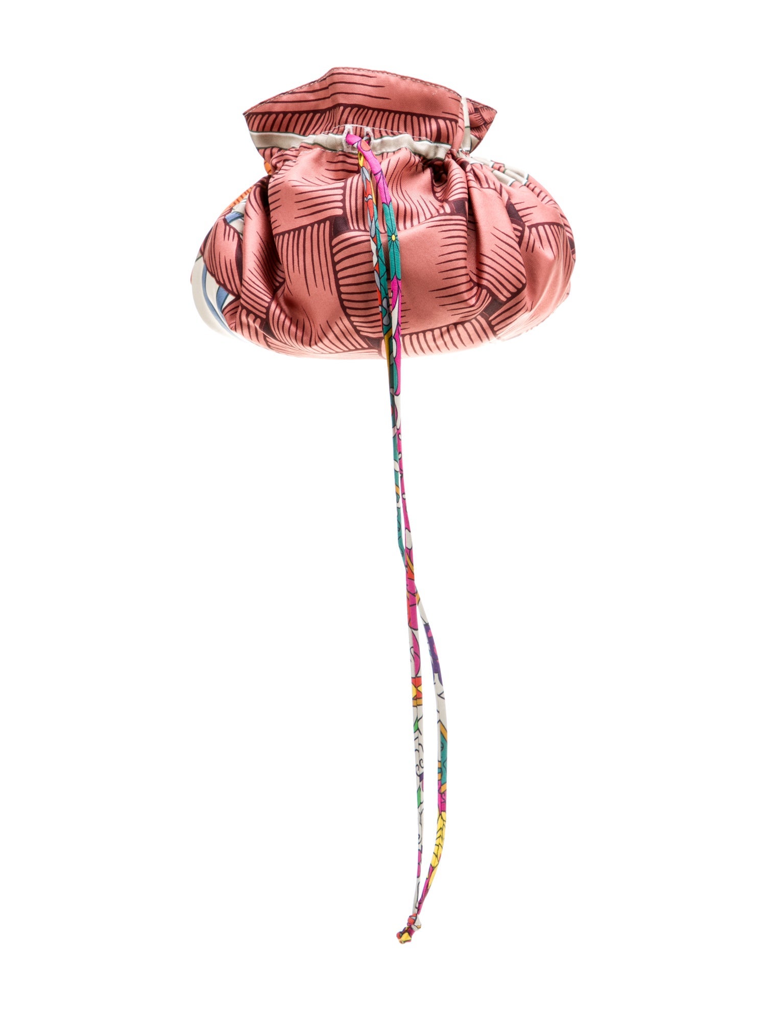 Hermès Petit h Reversible Silk Pouch