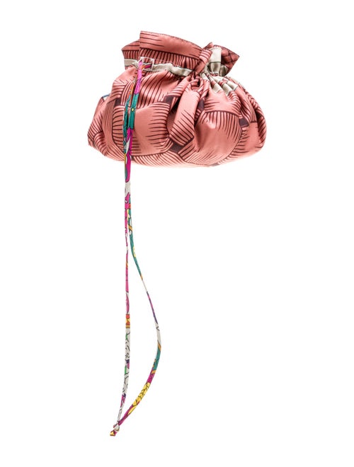 Hermès Petit h Reversible Silk Pouch