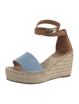 Hermès Tipoli Denim Espadrilles