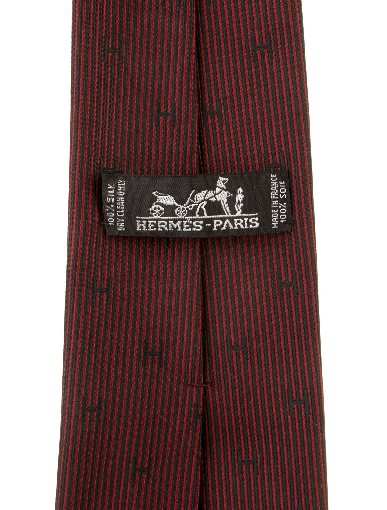 Hermès Silk Patterned Tie