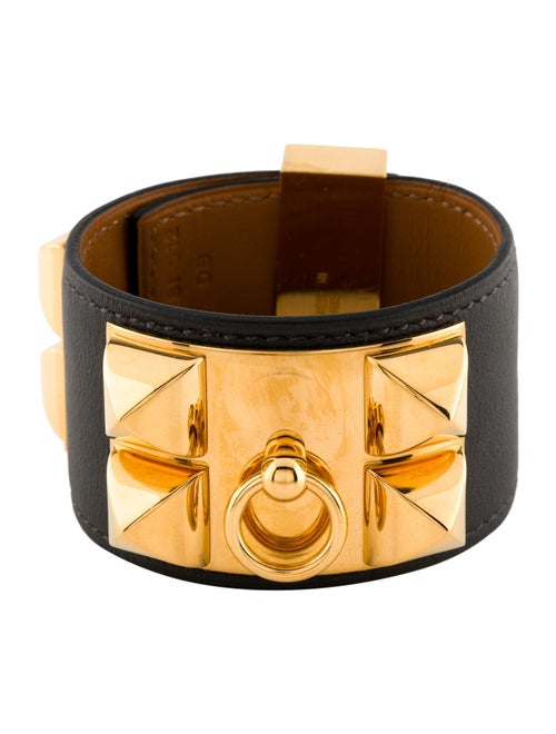 Hermès Collier de Chien Leather Wrap Bracelet