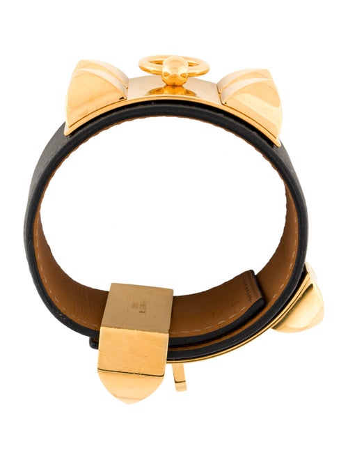 Hermès Collier de Chien Leather Wrap Bracelet