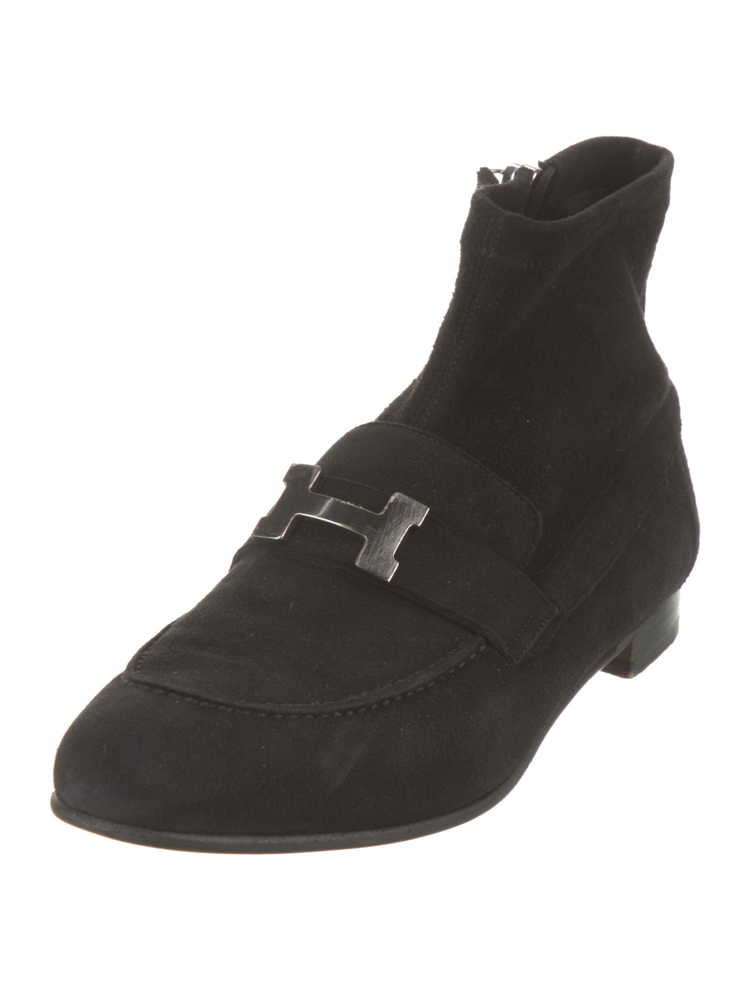 Hermès Saint Honore H Logo Boots