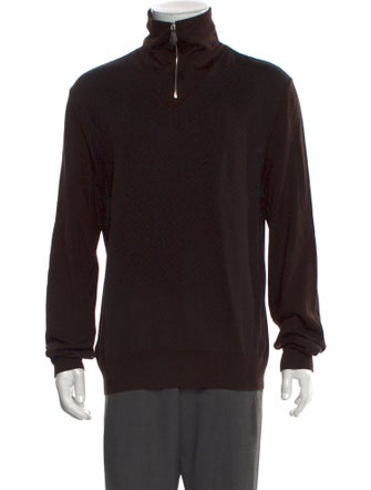 Hermès Merino Wool Turtleneck Polo Sweater