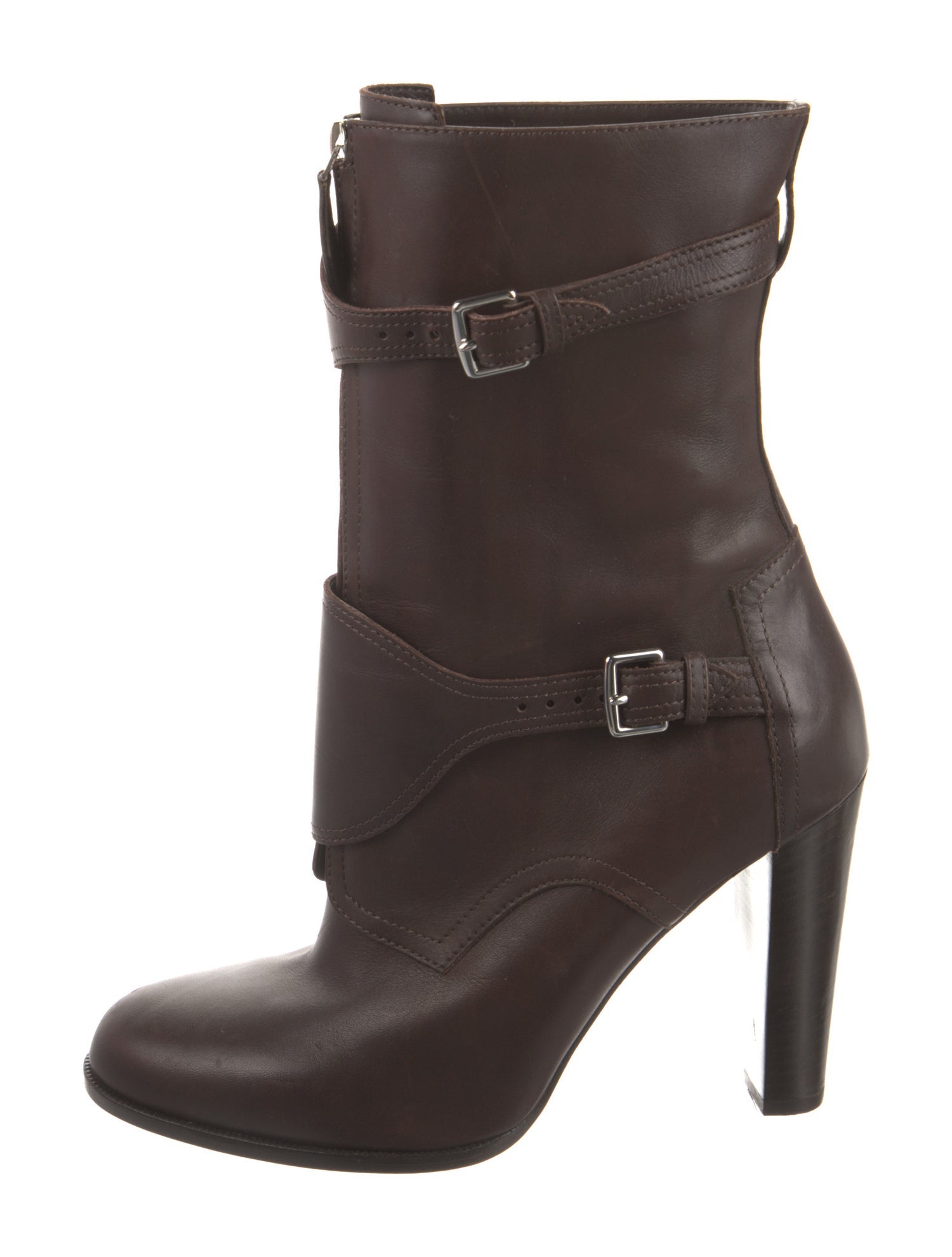 Hermès Feeling Calfskin Moto Boots