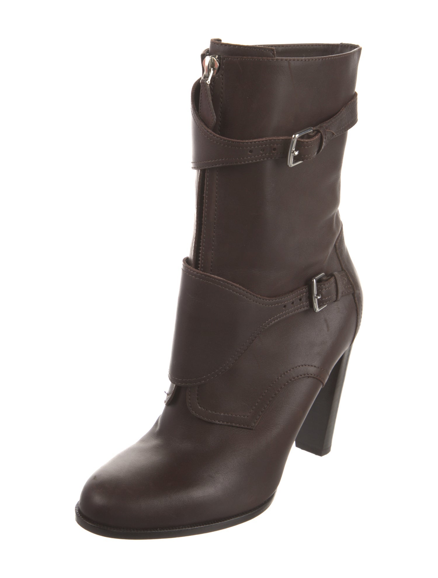 Hermès Feeling Calfskin Moto Boots