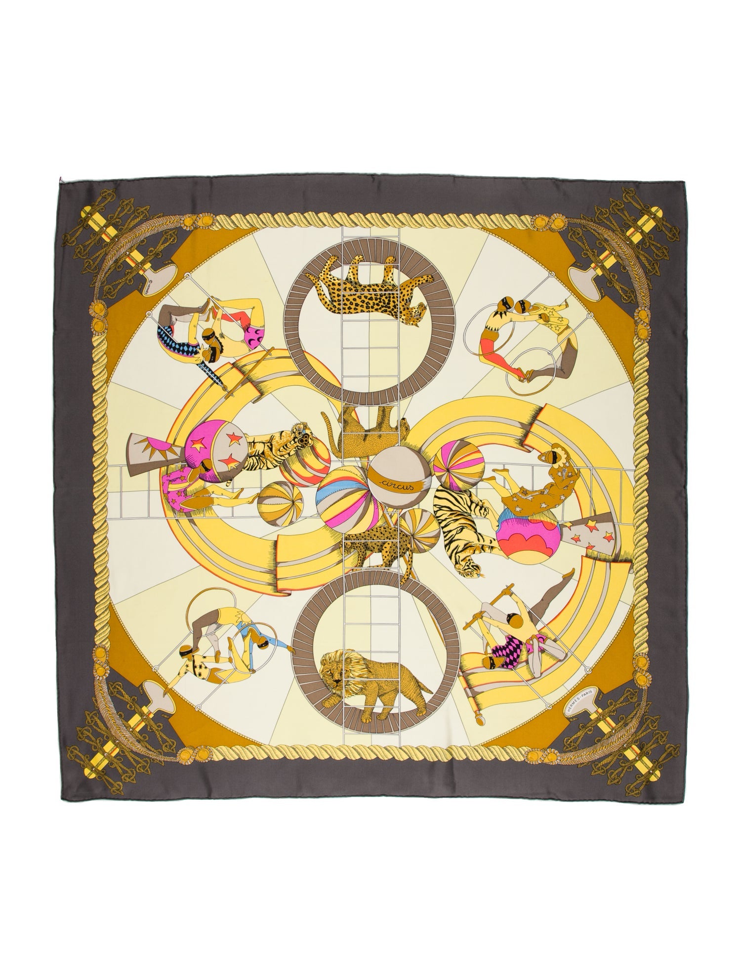 Hermès Circus Silk Scarf