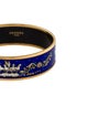Hermès Wide Enamel Bangle Bracelet