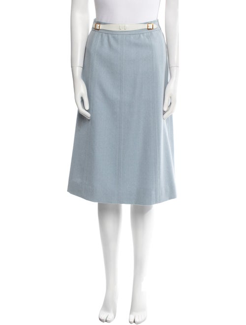 Hermès Wool Knee-Length Skirt