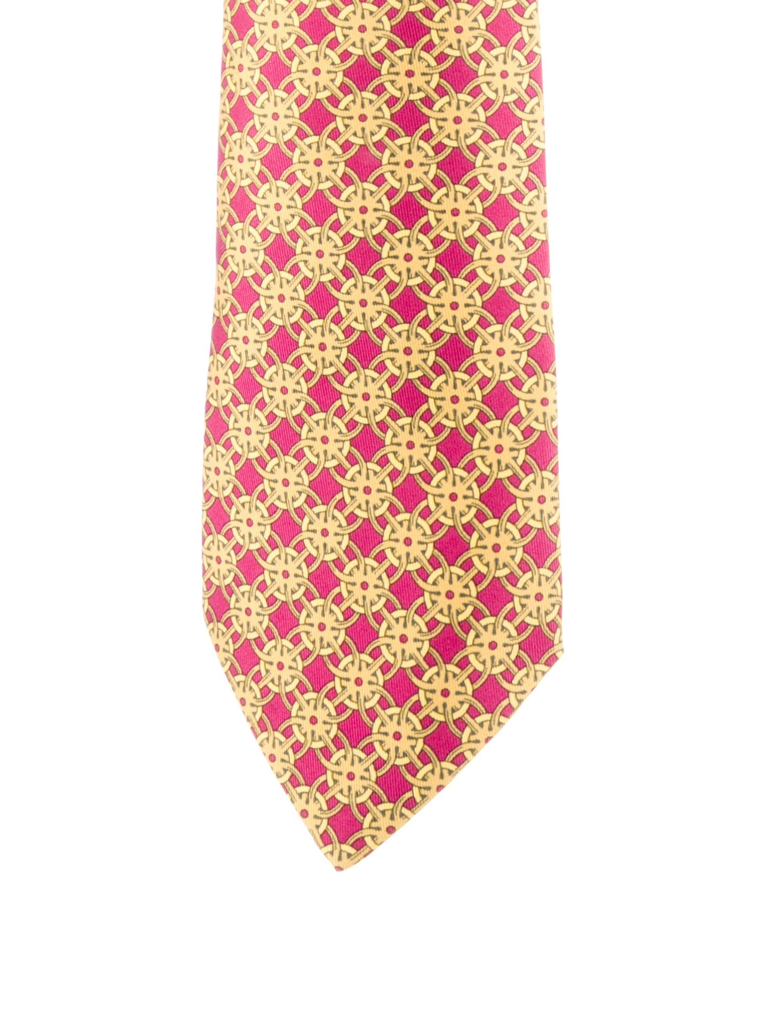Hermès Pattern Print Tie