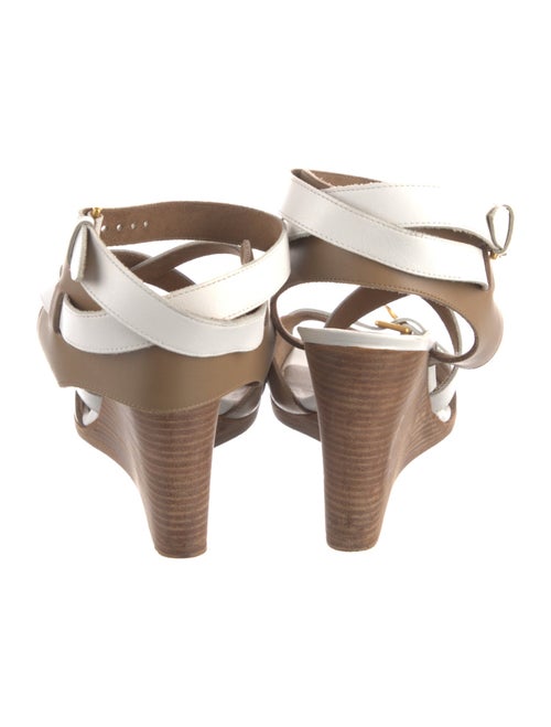 Hermès Giorno Leather Gladiator Sandals