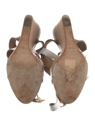 Hermès Giorno Leather Gladiator Sandals